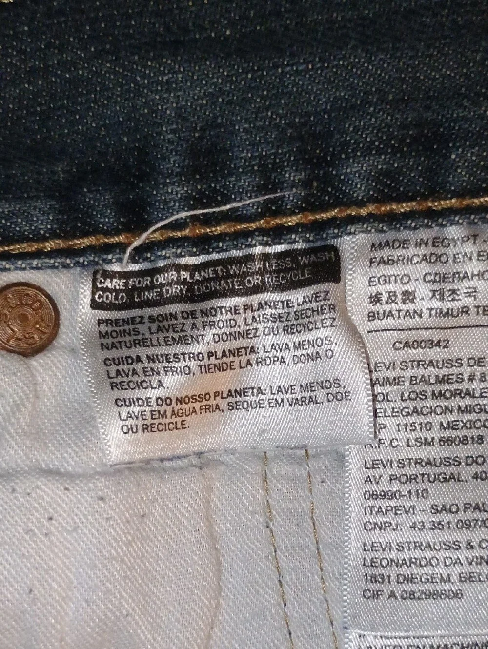 Levi's Men's Indigo Straight-Leg Jeans